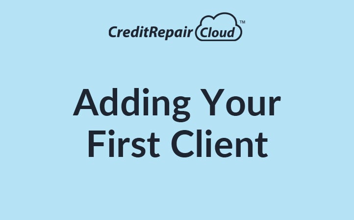 Adding Your First Client